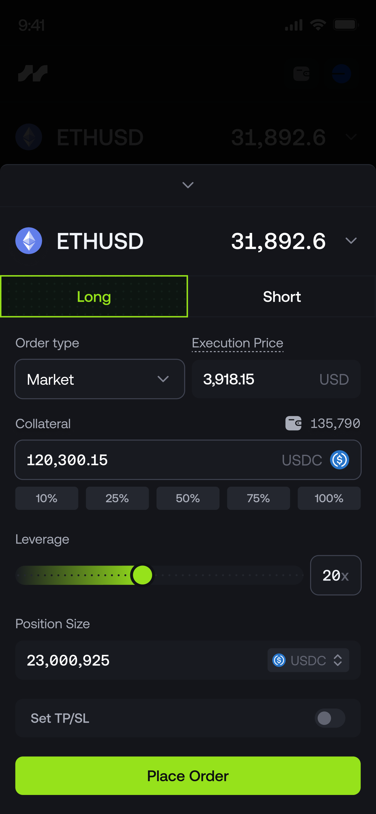 Avantis - Farcaster Mini Apps screenshot